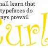 trendy typefaces